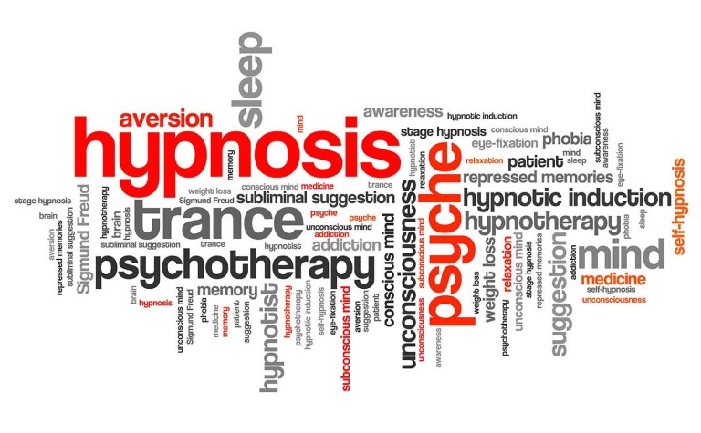 Hypnosis Word Cloud