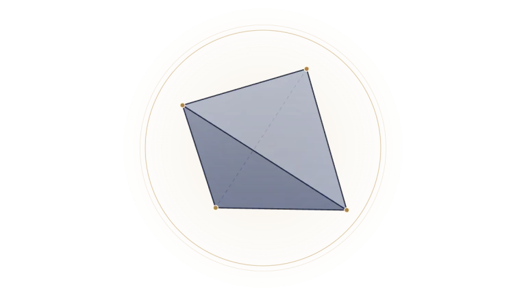 Tetrahedron, the Platonic solid of fire in sacred geometry